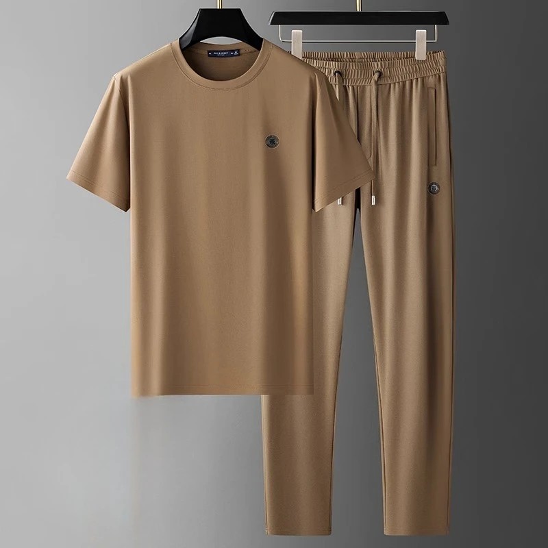Minglu Mulberry ũ   Ʈ Ÿ ª Ҹ  ÷  Ƽ Lyocell  ĳ־  Tracksuits 6XL